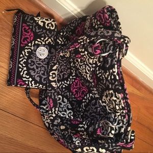 Authentic Vera Bradley Purse with matching wallet